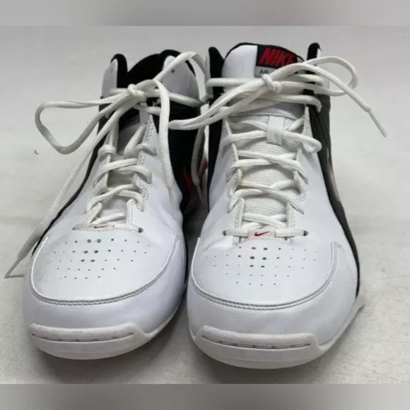 Nike Air Visi Pro Red White & Black Sneakers Size 9 Pre-owned Like New MSRP $119 - Picture 2 of 7